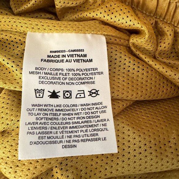 Nike DNA Mens XL Yellow & Blue 8" Athletic Basketball Shorts Mesh Lining‎ - Picture 6 of 9